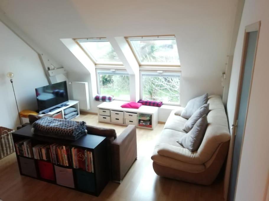 Maison Familiale Sur La Cote D'Emeraude Lancieux Exteriör bild
